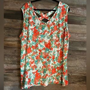 Michelle Mae 3X Criss Cross Tank NWOT